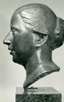 Unbekannte Frau "die verschönerte Rosa"