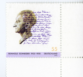 Reinhold Schneider Sonderbriefmarke