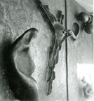 Bronzeportal, detail