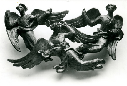 Tabernakel mit Engel und Kreuz