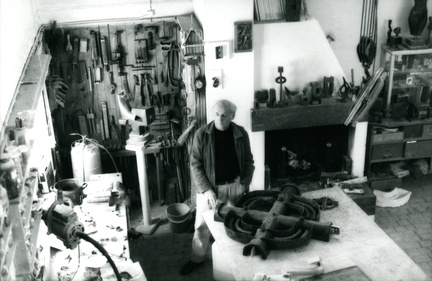 Albert Schilling in der Wersktatte