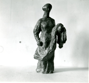 Frau mit Tuch
