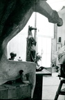Demeter Erynis, im Atelier